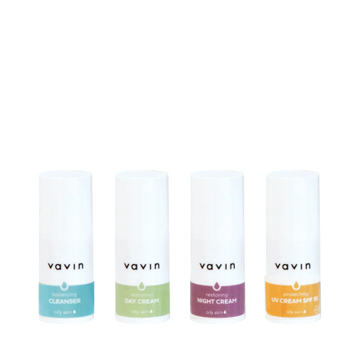 cleanser-dag-en-nachtcreme-en-zonbescherming-van-vavin-voor-de-vette-huid