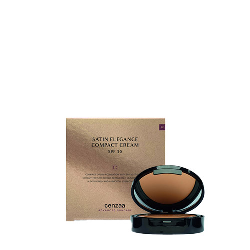 Cenzaa Satin Elegance Compact Cream SPF 30 No.2 Bronze Cenzaa-Satin-Elegance-Compact-Cream-SPF-30- No2-Bronze-Product