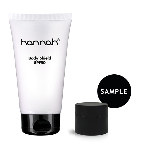 hannah Body Shield SPF50 Sample hannah Body Shield SPF50 Sample