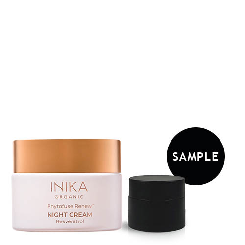 INIKA Organic Phytofuse Renew™ Night Cream Sample INIKA Organic Phytofuse Renew™ Night Cream Sample