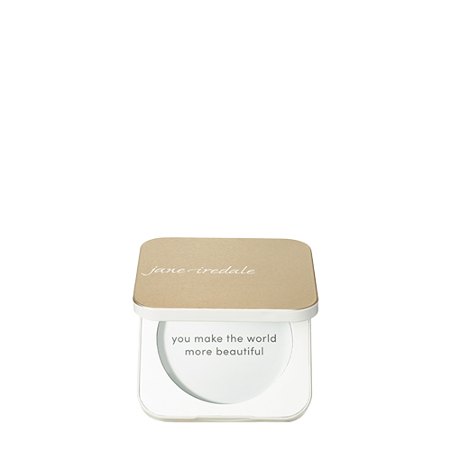 Gold Refillable Compact Half Open